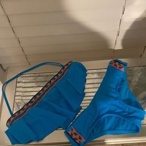 HOBIE 2 piece swimsuit sz L